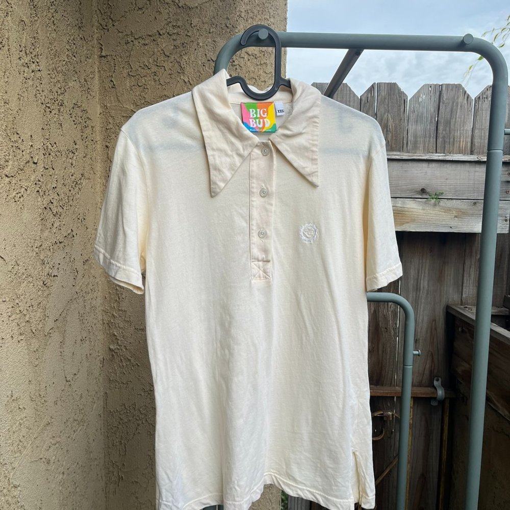 Big Bud Press Size XXS Vintage Tee Off White Polo